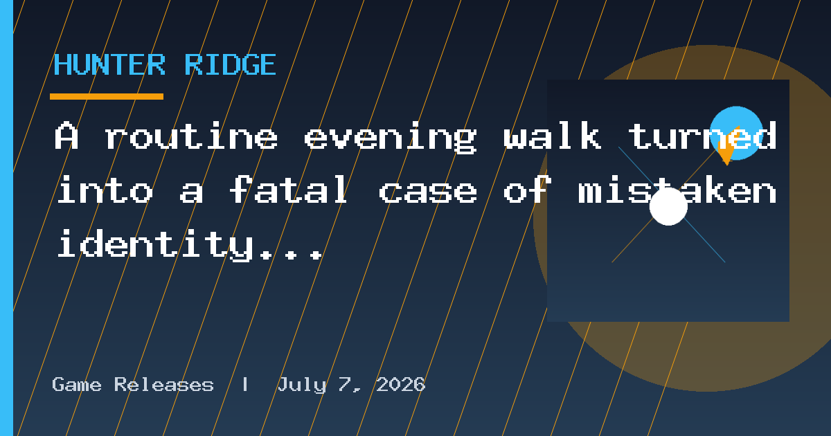 A routine evening walk turned into a fatal case of mistaken identity