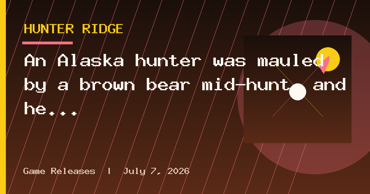 An Alaska hunter was mauled by a brown bear mid-hunt, and he says he’s