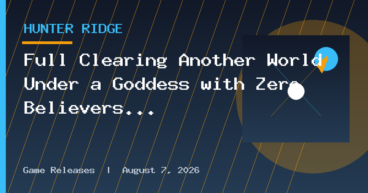 Full Clearing Another World Under a Goddess with Zero Believers English Dub Now