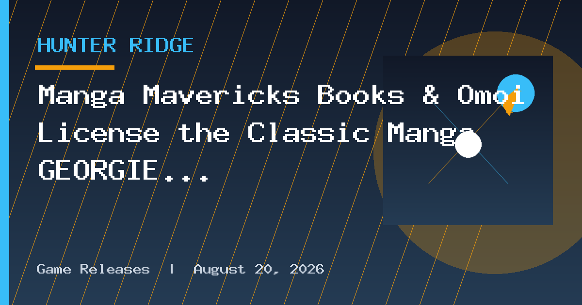 Manga Mavericks Books & Omoi License the Classic Manga GEORGIE