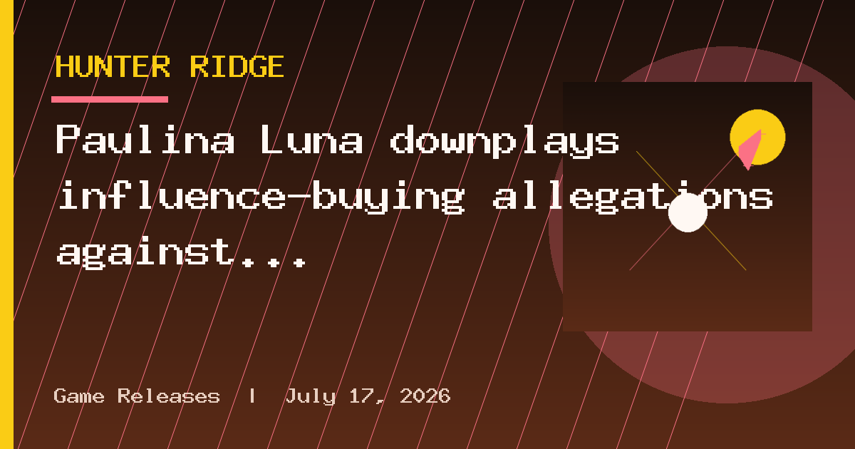 Paulina Luna downplays influence-buying allegations against Don Jr