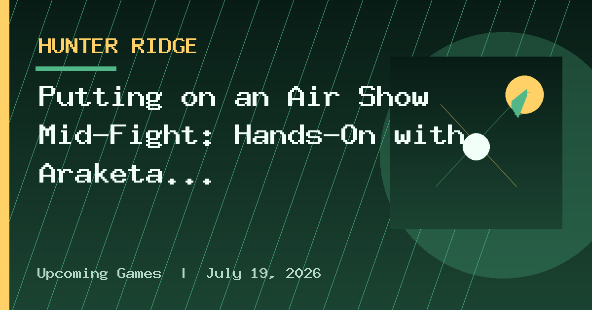 Putting on an Air Show Mid-Fight: Hands-On with Araketa ⭐9.5