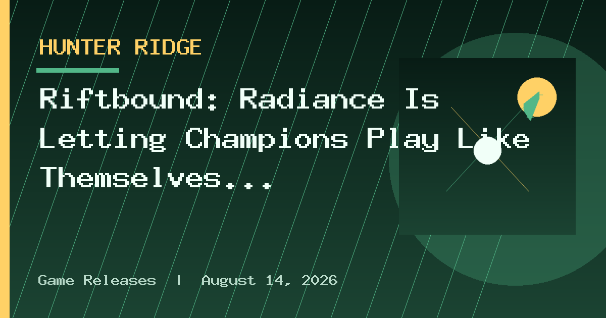 Riftbound: Radiance Is Letting Champions Play Like Themselves