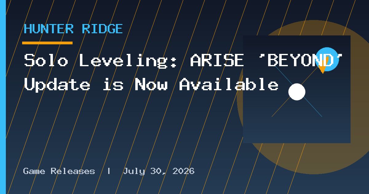 Solo Leveling: ARISE ‘BEYOND’ Update is Now Available
